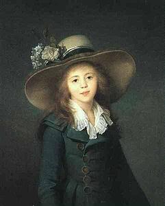 Art Print - Portrait Of Catherine Stroganova (1769-1844) As A Child
