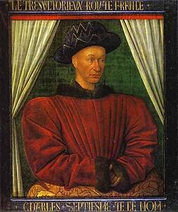 Art Print - Portrait Of Charles Vii, King Of France