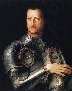 Art Print - Portrait Of Cosimo I De'medici In Armor. Detail