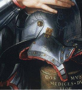Portrait Of Cosimo I De'medici In Armor. Detail - Art Print Art Print - Portrait Of Cosimo I De'medici In Armor. Detail