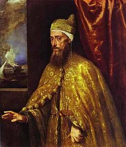 Portrait Of Doge Francesco Venier - Art Print Art Print - Portrait Of Doge Francesco Venier