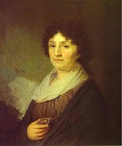 Art Print - Portrait Of E. N. Davydova