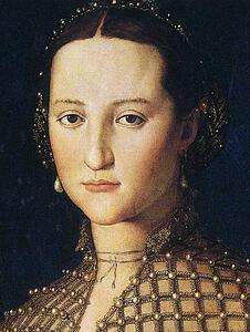 Portrait Of Eleonora Of Toledo As A Young Woman. Detail - Art Print Art Print - Portrait Of Eleonora Of Toledo As A Young Woman. Detail