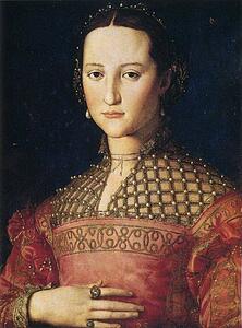 Portrait Of Eleonora Of Toledo As A Young Woman - Art Print Art Print - Portrait Of Eleonora Of Toledo As A Young Woman