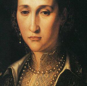 Portrait Of Eleonora Of Toledo As An Old Woman. Detail - Art Print Art Print - Portrait Of Eleonora Of Toledo As An Old Woman. Detail