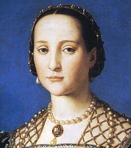 Portrait Of Eleonora Of Toledo With Her Son Giovanni. Detail - Art Print Art Print - Portrait Of Eleonora Of Toledo With Her Son Giovanni. Detail