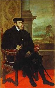 Art Print - Portrait Of Emperor Charles V Seated