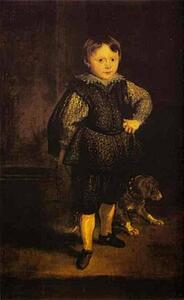 Portrait Of Filippo Cattaneo, Son Of Marchesa Elena Grimaldi - Art Print Art Print - Portrait Of Filippo Cattaneo, Son Of Marchesa Elena Grimaldi