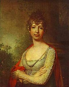 Portrait Of Grand Duchess Maria Pavlovna - Art Print Art Print - Portrait Of Grand Duchess Maria Pavlovna