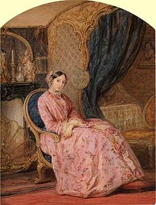 Portrait Of Grand Duchess Maria Nikolaevna - Art Print Art Print - Portrait Of Grand Duchess Maria Nikolaevna