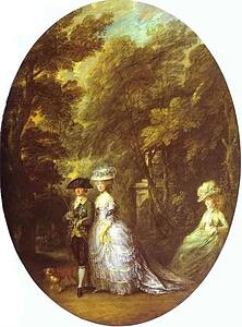 Art Print - Portrait Of Henry, Duke Of Cumberland, With The Duchess Of Cumberland And Lady Elizabeth Luttrell