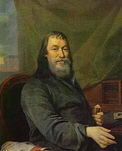 Art Print - Portrait Of I. K. Bilibin The Big