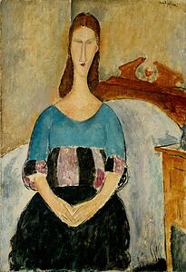 Amedeo Modigliani Art Print - Portrait Of Jeanne Hebuterne, Seated, 1918