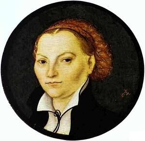 Art Print - Portrait Of Katharina Von Bora, Wife Of Martin Luther