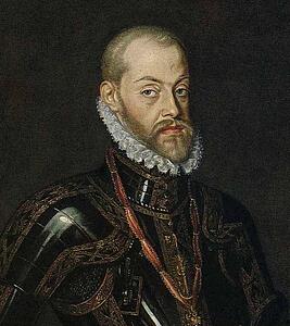 Art Print - Portrait Of King Philip Ii. Detail