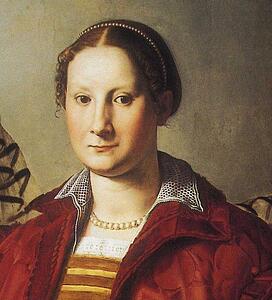 Art Print - Portrait Of Lady. Detail