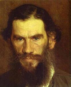 Art Print - Portrait Of Leo Tolstoy. Detail