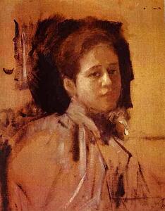 Portrait Of Liudmila Mamontova - Art Print Art Print - Portrait Of Liudmila Mamontova