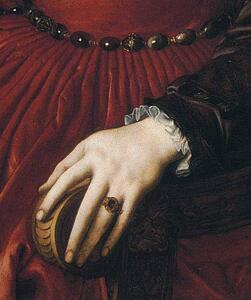 Art Print - Portrait Of Lucrezia Panciatichi. Detail