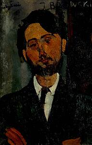 Léopold Zborowski Art Print - Portrait Of Léopold Zborowski