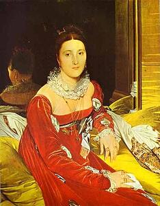 Portrait Of Madame De Senonnes - Art Print Art Print - Portrait Of Madame De Senonnes
