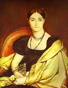 Portrait Of Madame Duvauçay - Art Print Art Print - Portrait Of Madame Duvauçay