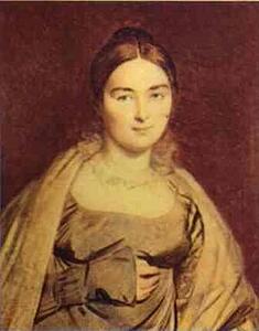 Portrait Of Madame Ingres - Art Print Art Print - Portrait Of Madame Ingres