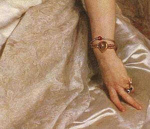Portrait Of Madame La Comtesse De Cambaceres. Detail - Art Print Art Print - Portrait Of Madame La Comtesse De Cambaceres. Detail