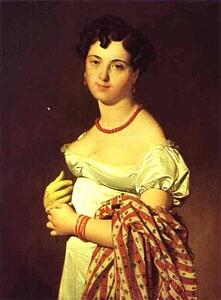 Portrait Of Madame Panckoucke - Art Print Art Print - Portrait Of Madame Panckoucke