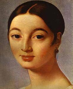 Portrait Of Mademoiselle Rivière. Detail - Art Print Art Print - Portrait Of Mademoiselle Rivière. Detail