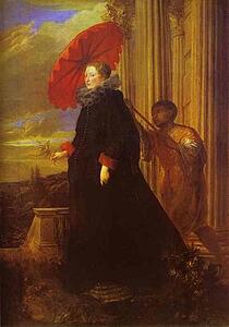 Portrait Of Marchesa Elena Grimaldi, Wife Of Marchese Nicola Cattaneo - Art Print Art Print - Portrait Of Marchesa Elena Grimaldi, Wife Of Marchese Nicola Cattaneo