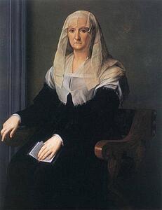 Portrait Of Maria Salviati - Art Print Art Print - Portrait Of Maria Salviati