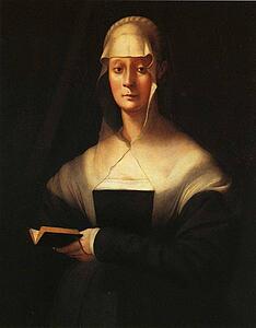 Portrait Of Maria Salviati - Art Print Art Print - Portrait Of Maria Salviati