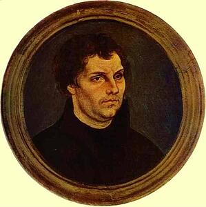 Portrait Of Martin Luther - Art Print Art Print - Portrait Of Martin Luther