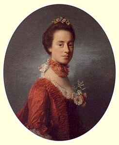 Portrait Of Mary Digges, Lady Robert Manners - Art Print Art Print - Portrait Of Mary Digges, Lady Robert Manners