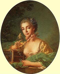 Portrait Of Mme Baudouin (Daughter Of The Artist) - Art Print Art Print - Portrait Of Mme Baudouin (Daughter Of The Artist)