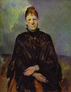 Art Print - Portrait Of Mme Cézanne
