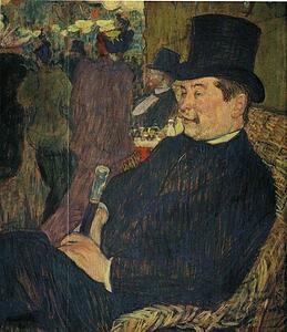 Art Print - Portrait Of Monsieur Delaporte At The Jardin De Paris