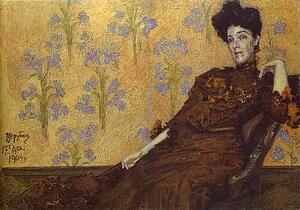 Art Print - Portrait Of N. Zabela-Vrubel