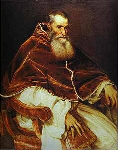Art Print - Portrait Of Pope Paul Iii Without A Cap