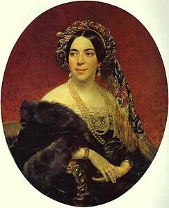Art Print - Portrait Of Princess Z. A. Volkonskaya