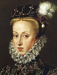 Art Print - Portrait Of Queen Anne Of Austria. Detail