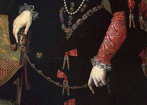 Portrait Of Queen Isabel De Valois. Detail - Art Print Art Print - Portrait Of Queen Isabel De Valois. Detail