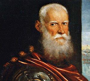 Art Print - Portrait Of Sebastiano Venier. Detail