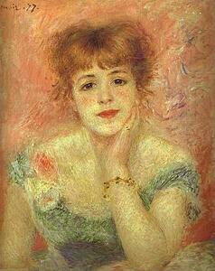 Art Print - Portrait Of The Actress Jeanne Samary