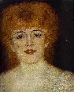 Portrait Of The Actress Jeanne Samary. Detail - Art Print Art Print - Portrait Of The Actress Jeanne Samary. Detail