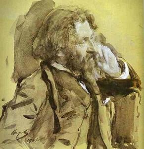 Portrait Of The Artist Ilya Repin - Art Print Art Print - Portrait Of The Artist Ilya Repin