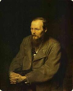 Portrait Of The Author Feodor Dostoyevsky - Art Print Art Print - Portrait Of The Author Feodor Dostoyevsky