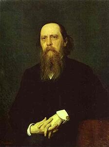 Art Print - Portrait Of The Author Mikhail Saltykov-Shchedrin