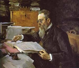 Portrait Of The Composer Nikolay Rimsky-Korsakov - Art Print Art Print - Portrait Of The Composer Nikolay Rimsky-Korsakov